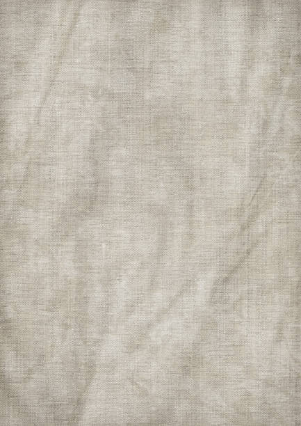istock Hi-Res Old Artist's Single-primed Linen Canvas Wrinkled Mottled Grunge Texture 162655901