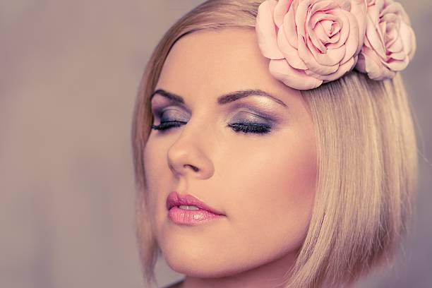 istock Beautiful woman with rosebud 162660767