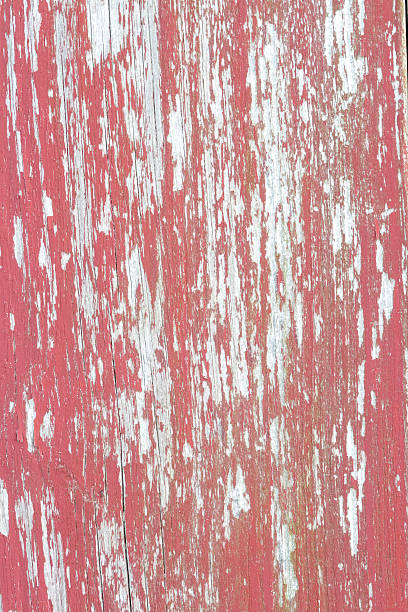 Texture Red Peeling Paint stock photo