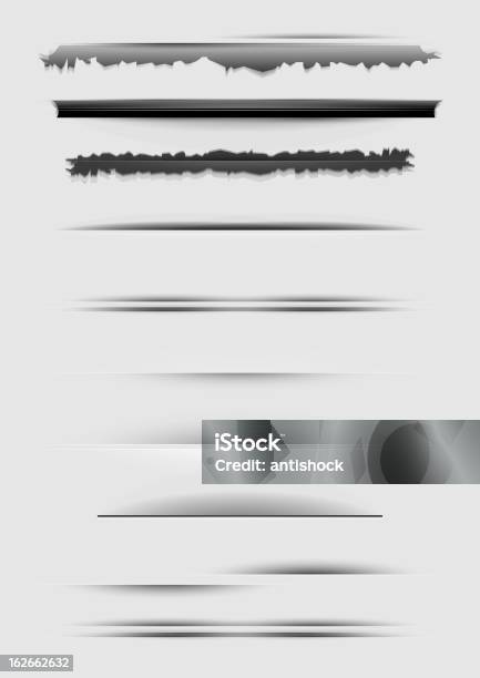Vector Design Dividers On White Stock Illustration - Download Image Now - Abstract, Art, Art And Craft