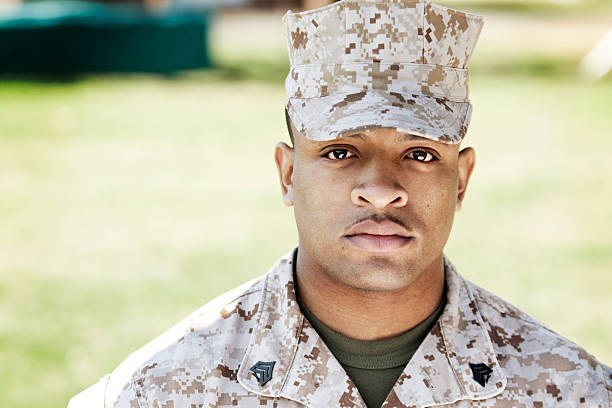 istock African American Marine 162662747