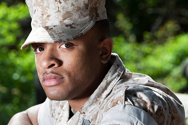 istock African American Marine 162662779