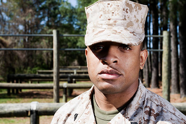 istock African American Marine 162664839