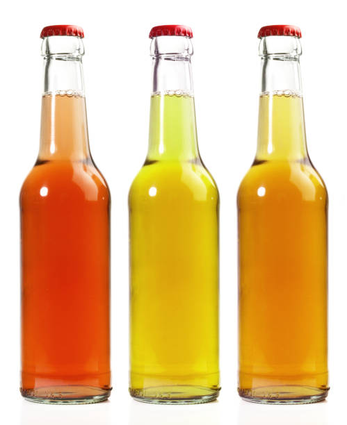istock Lemonade in Bottles on white Background - Isolated 1626671418