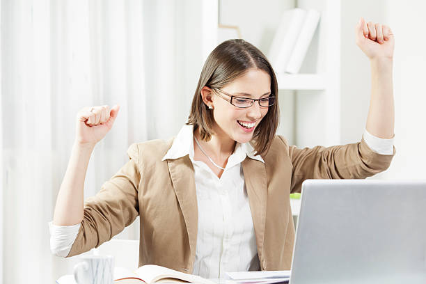istock Young business woman paying bills from home. 162667622