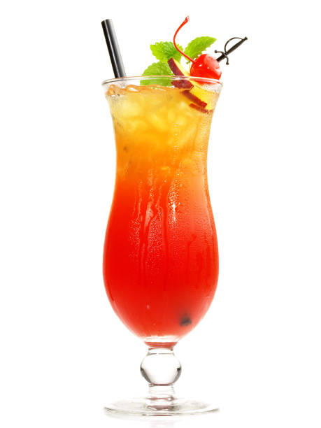 istock Tequila Sunrise Cocktail on white Background - Isolated 1626676680