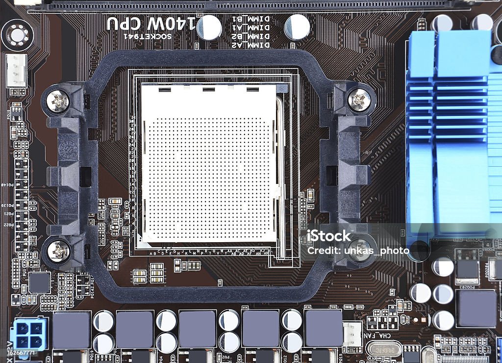 Computer-motherboard Bord - Lizenzfrei Abstrakt Stock-Foto