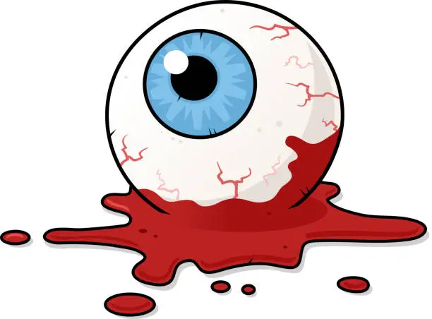 Vector illustration of Horror Eye