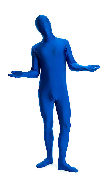 istock Blue man welcomes you 162669220