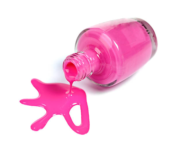 istock Pink nail polish 162669303