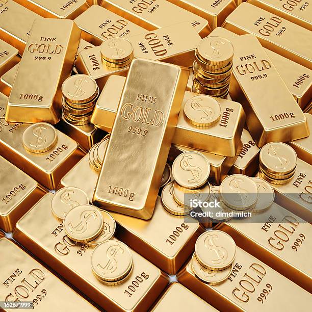 Bullion Stock Photo - Download Image Now - Coin, Colors, Currency