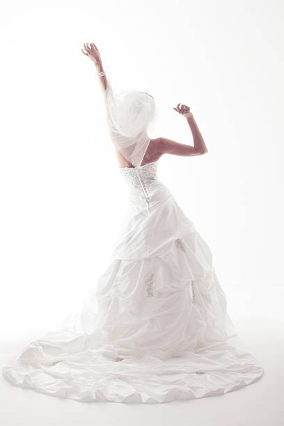 istock Bride in wedding dress 162672083