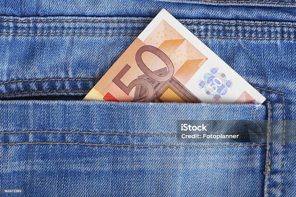 Jeans-Tasche - Lizenzfrei Blau Stock-Foto