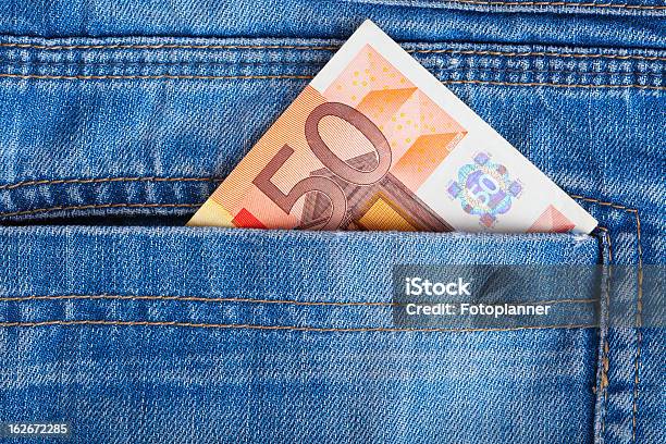 Jeanstasche Stockfoto und mehr Bilder von Blau - Blau, EU-Währung, Euro-Geldschein