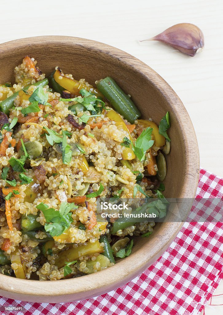 Quinoa with vegetables Healthy dish Asian Culture Stock Photo