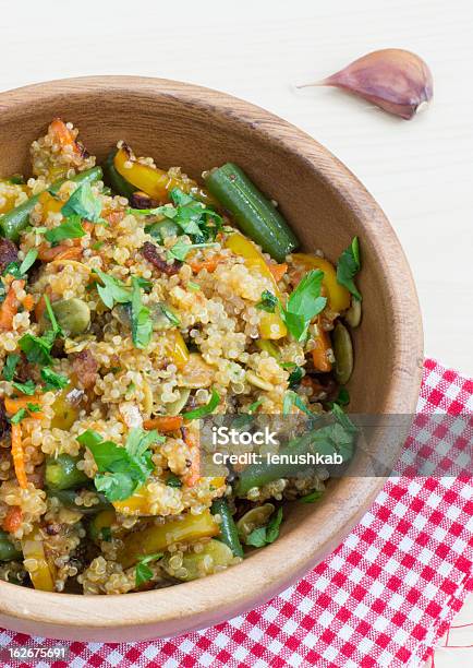 Quinoa With Vegetables Stock Photo - Download Image Now - Asian Culture, Asian Food, Bean