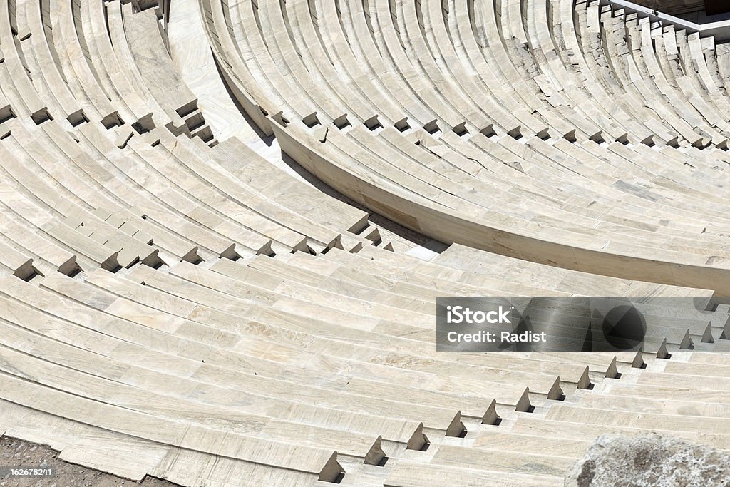 Postazioni di cinema Odeon di Erode Attico - Foto stock royalty-free di Acropoli - Atene