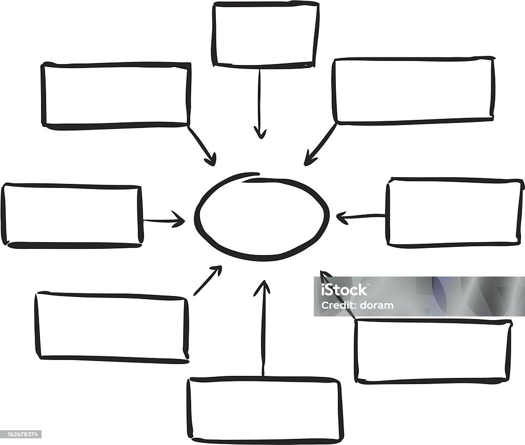 Empty Diagram Example Empty Diagram Stock Illustration - Download Image Now - Blank, Business ...