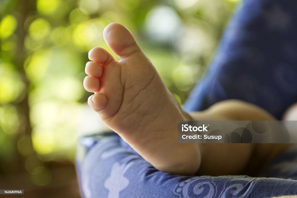 Bambino piede - Foto stock royalty-free di 0-11 Mesi