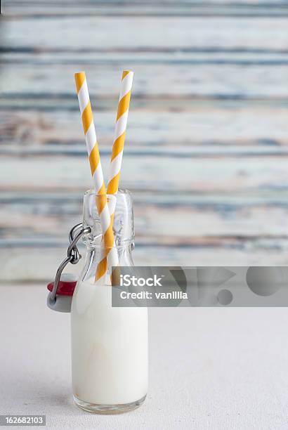 Bottle Of Milk Stock Photo - Download Image Now - Bottle, Drink, Drinking