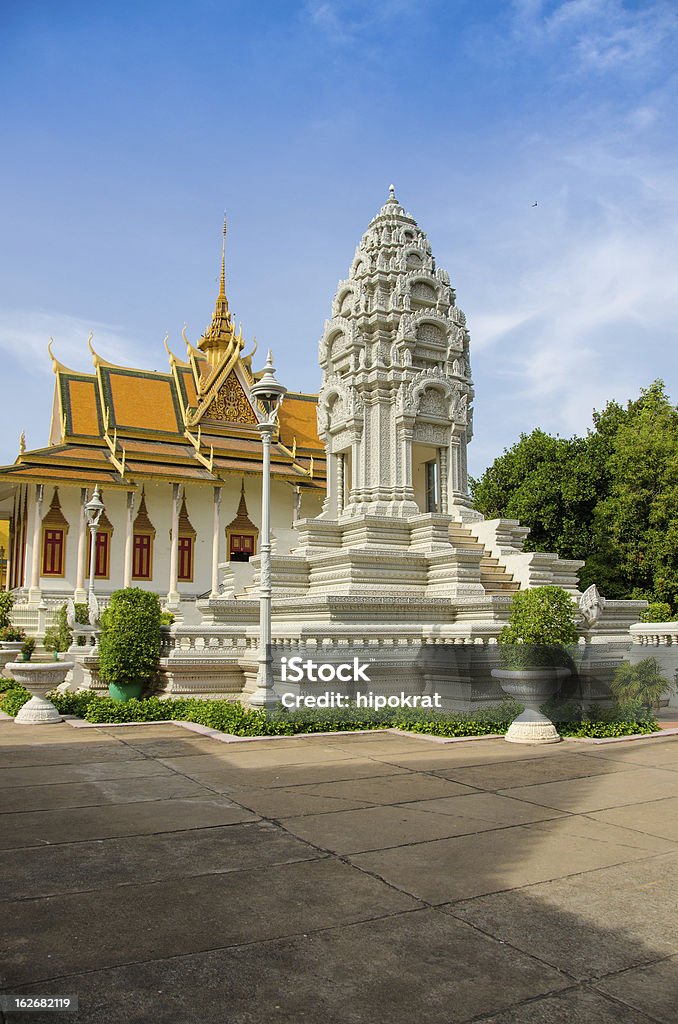 Камбоджа, Phnom Penh, Храм Преа Keo сложных - Стоковые фото Азия роялт�и-фри