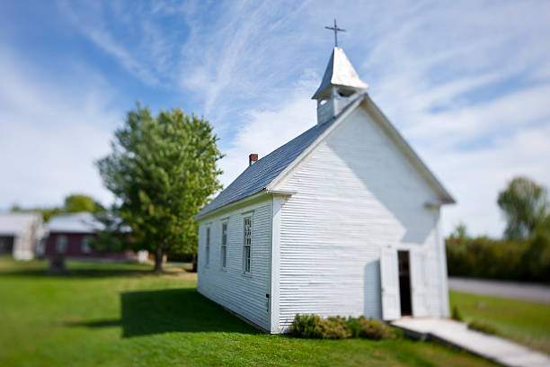 istock Old church in East Canada 162684536
