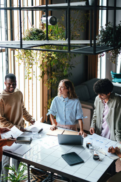 istock Three Multiethnic Businesspeople Working In The Office 1626847294