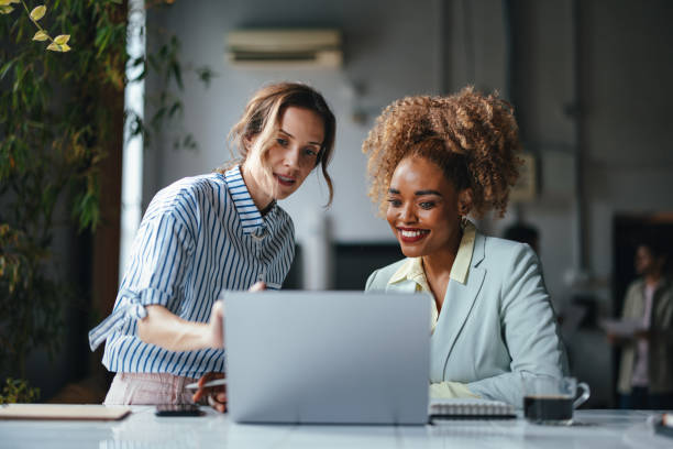 istock Two Blonde Businesswomen Working In The Office Using Their Computer 1626852674
