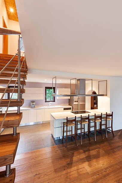 istock modern loft, view of the kitchen 162685414