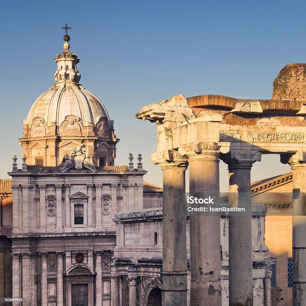 Barroca e antigo em Roma - Foto de stock de Antiguidade royalty-free