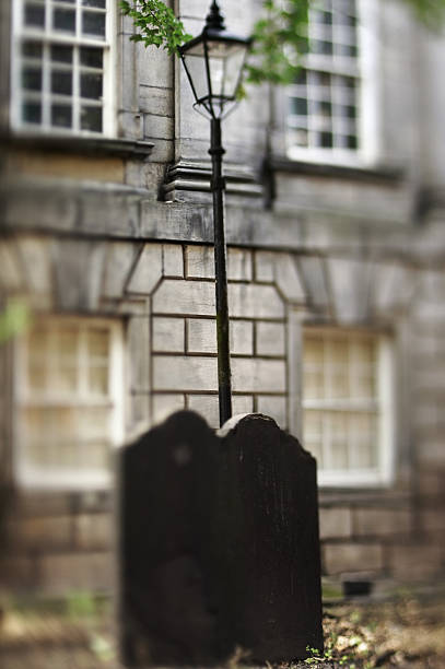 istock Tombstone in English town 162692994