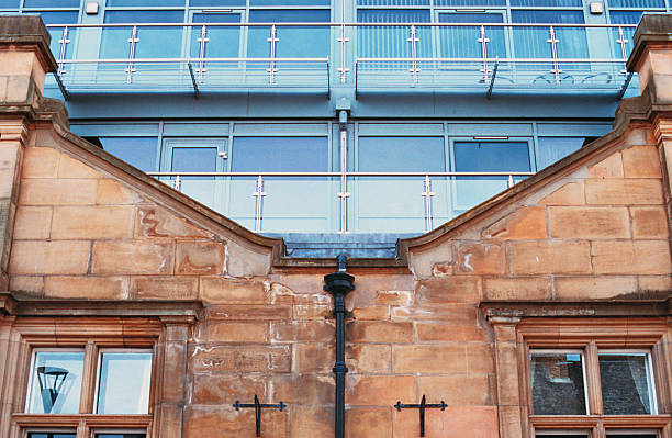 istock Modern vs old architecture: Contrasts of styles and colours 162693103