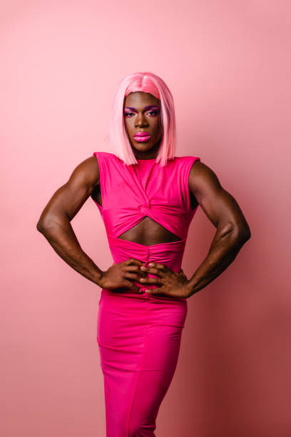 istock African transgender person looking at the camera while posing against an isolated background. 1626933157