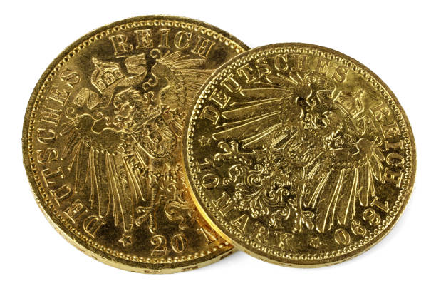 istock Hamburg gold coins (German Empire Goldmark) 1626949208