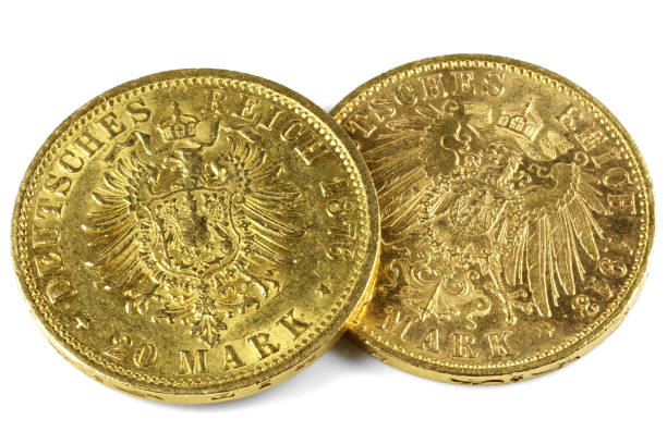 istock Hamburg gold coins (German Empire Goldmark) 1626949237