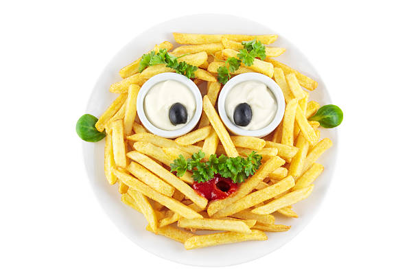istock Funny french fries face 162694949