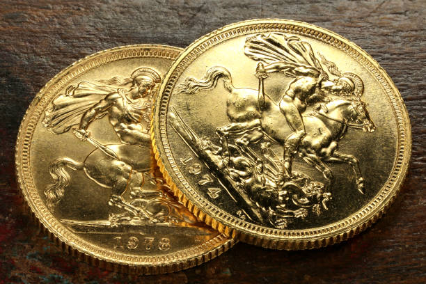 istock British Sovereign gold coins 1626953396