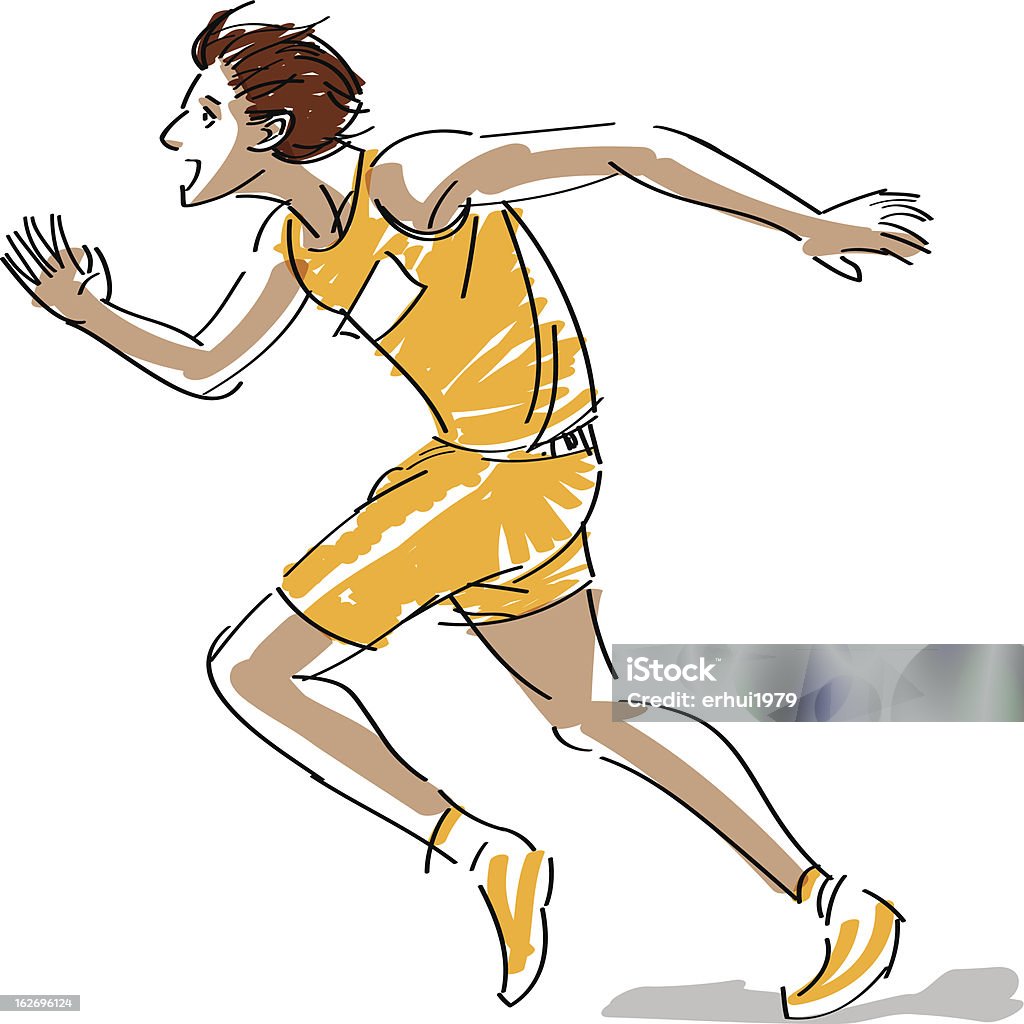 Running - clipart vectoriel de Courir libre de droits