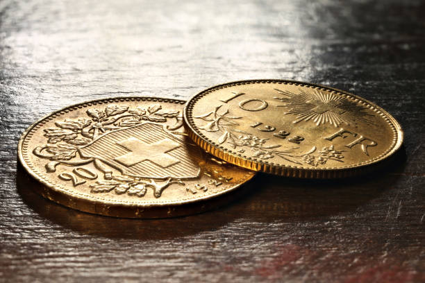 istock Swiss Vreneli gold coins 1626968482