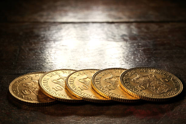 istock Dutch Wilhelmina gold coins 1626970809