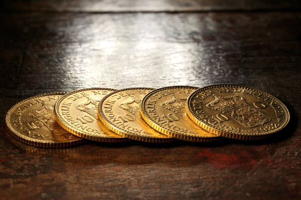 istock Dutch Wilhelmina gold coins 1626970849