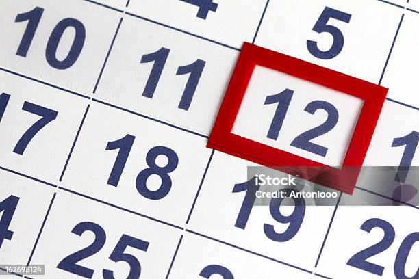 Kalender Stockfoto und mehr Bilder von Buchseite - Buchseite, Datum, Ereignis