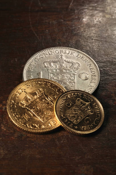 istock Dutch silver and gold coins 1626981715