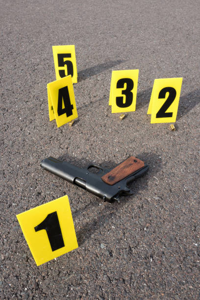 istock ID tents at crime scene after gunfight 1627002461