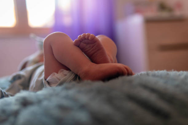 istock Foot of newborn 1627004082