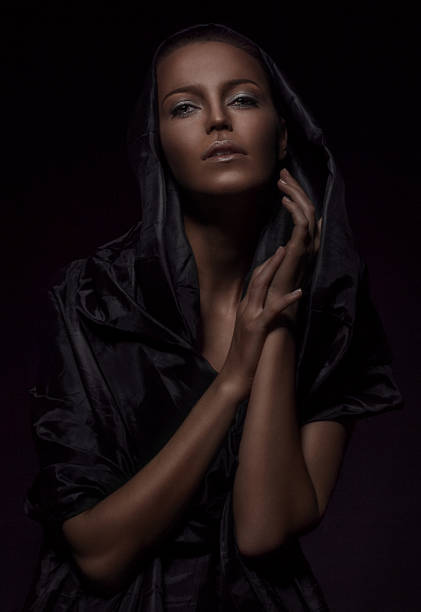 istock Low key fashion portrait 162704676