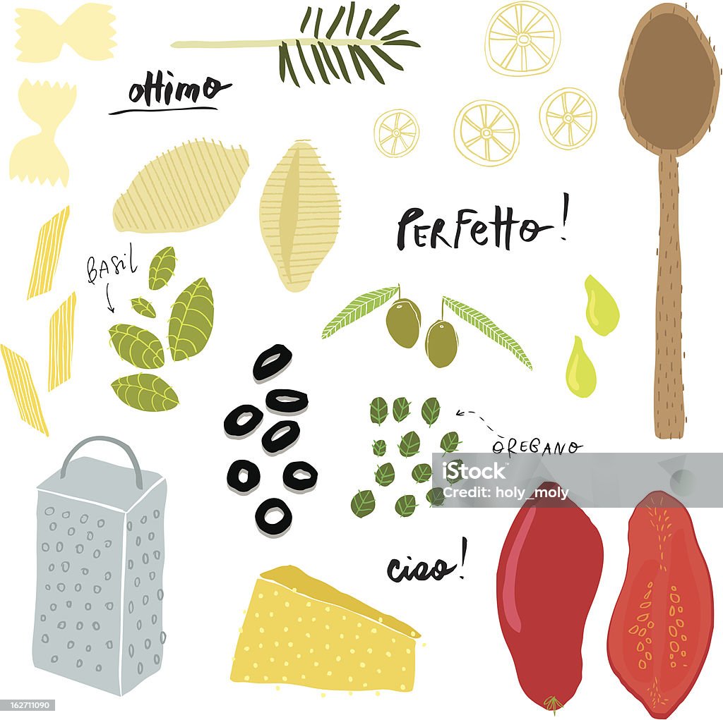 イタリア料理 - おろし器のロイヤリティフリーベクトルアート