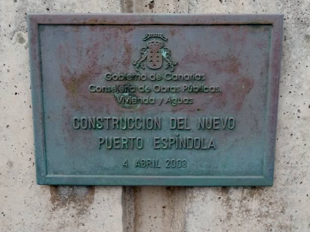 istock Construction of port in Espindola on La Palma 1627111900