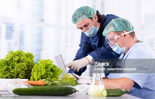 Vegetable Laboratory Stock Photo - Download Image Now - Adult, Biotechnology, Cucumber