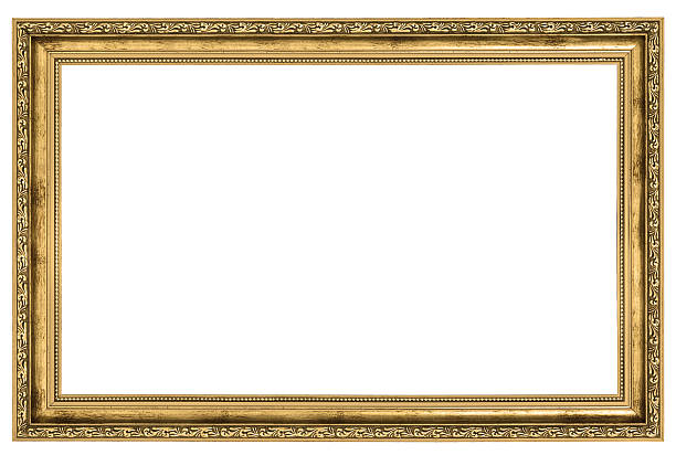 большая золотой frame - gilded стоковые фото и изображения